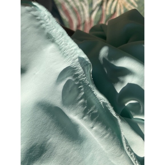 Miss Elaine Classics Blue Embroidered Flutter Sleeve L Gown Style 50809 - Picture 9 of 9